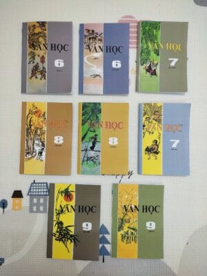 Trọn bộ sách Văn học cấp 2 thế hệ 1990 trở về trước được học